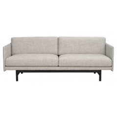 RO Hammond 3-Seater Sofa Grey/Black